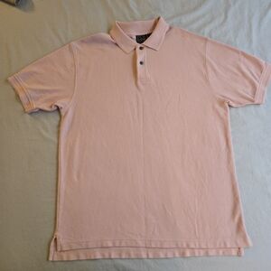 Jos A Bank Light Pink Traveler's Collection 100% Cotton Polo